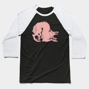 WOLF PINK Baseball T-Shirt